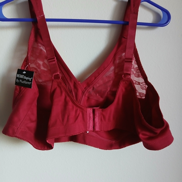 Plusform Instant Shaping Red Bra Size 50B New - Picture 12 of 12